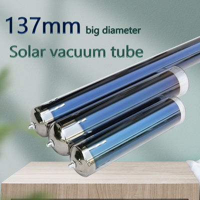 Tubo de vácuo solar de diâmetro externo de 137 mm para os requisitos do cliente