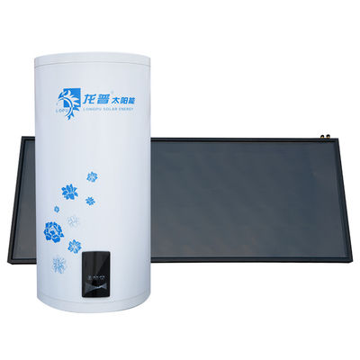 Sistema de água quente solar dividido com circulação de fluido anticongelante