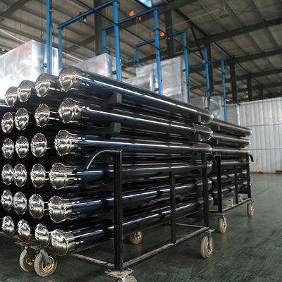 137x1860mm Tubos colectores solares de grande tamanho de alta eficiência três alvos todo vidro Tubos de vácuo solar térmico