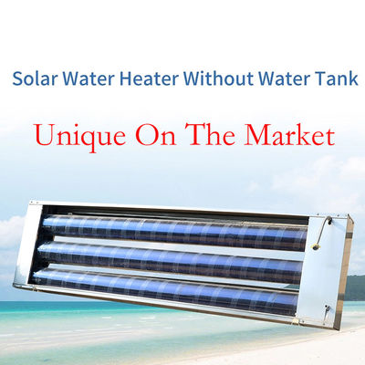 Mercado Europeu Grande colector solar de tubo de vácuo instalado no telhado para uso doméstico